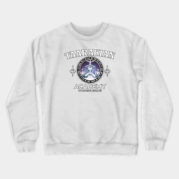 Taarakian Academy (Alt Print) Crewneck Sweatshirt by Nerdology